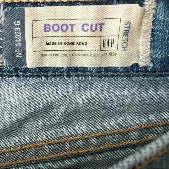 Gap Bootcut size 6L - Picture 3 of 6
